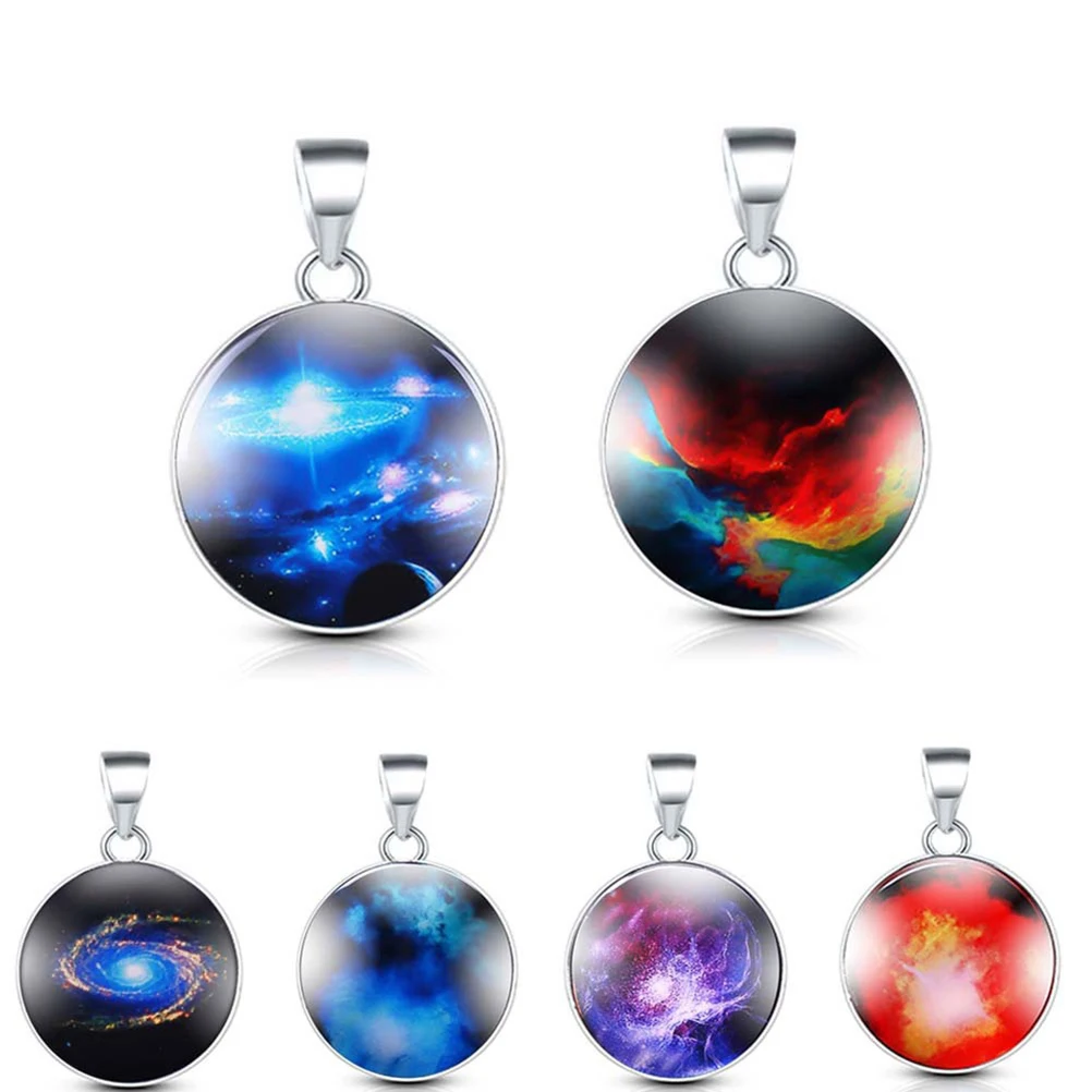 

20 Pcs Stainless Steel Pendant Accessories Trays Kit Necklace Jewelry Making Pendants for Necklaces Silver Charms