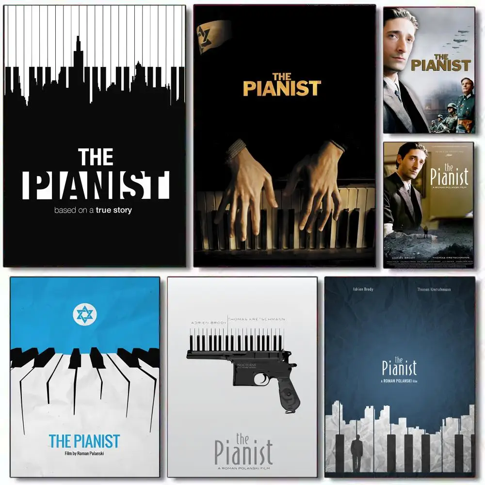 

The P-Pianist Poster Self-Adhesive Removable Poster, Peel & Stick Wall Art for Home Office Cafe Bar Wall Decor