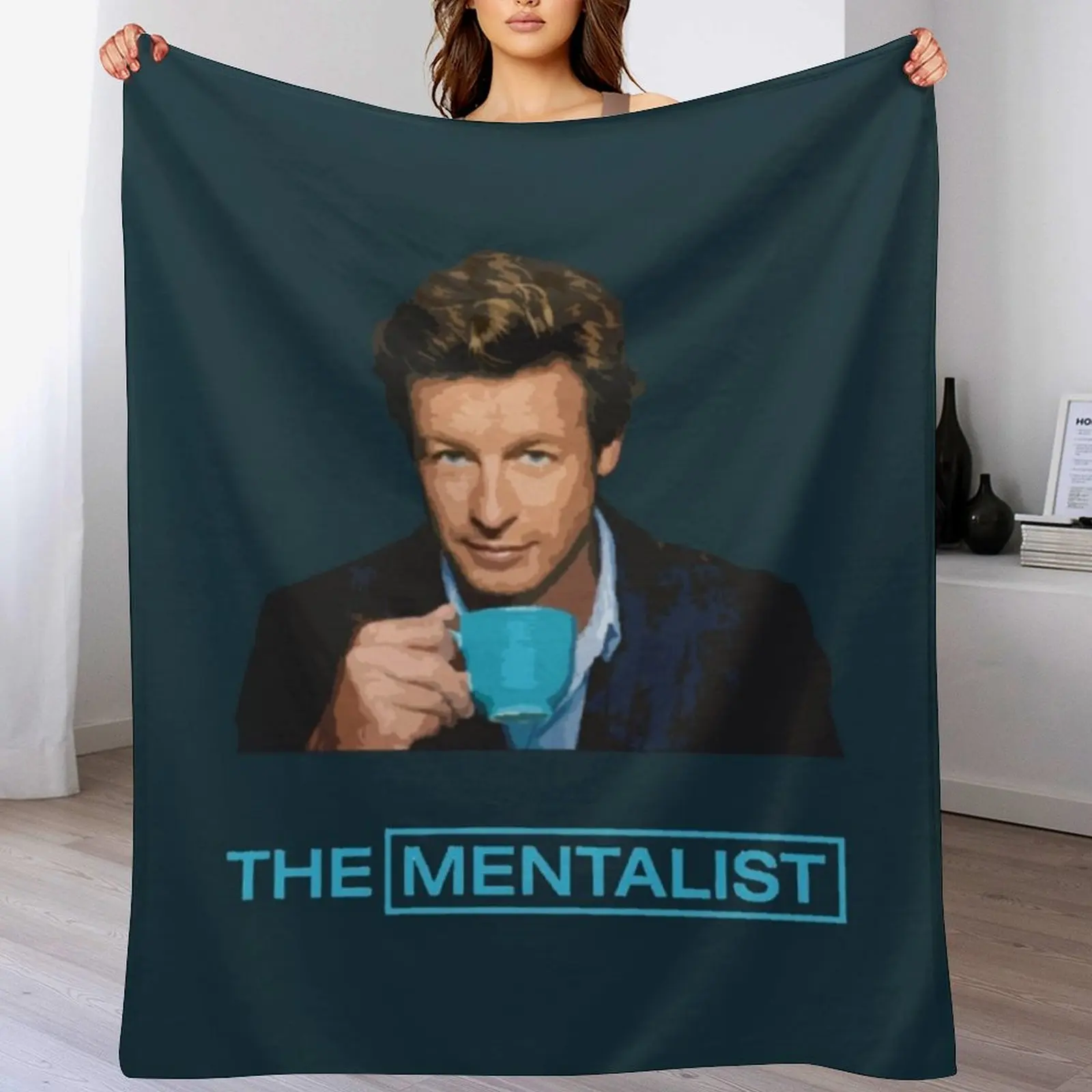 

The Mentalist Throw Blanket Anti Shedding Soft Fuzzy Blanket for Home