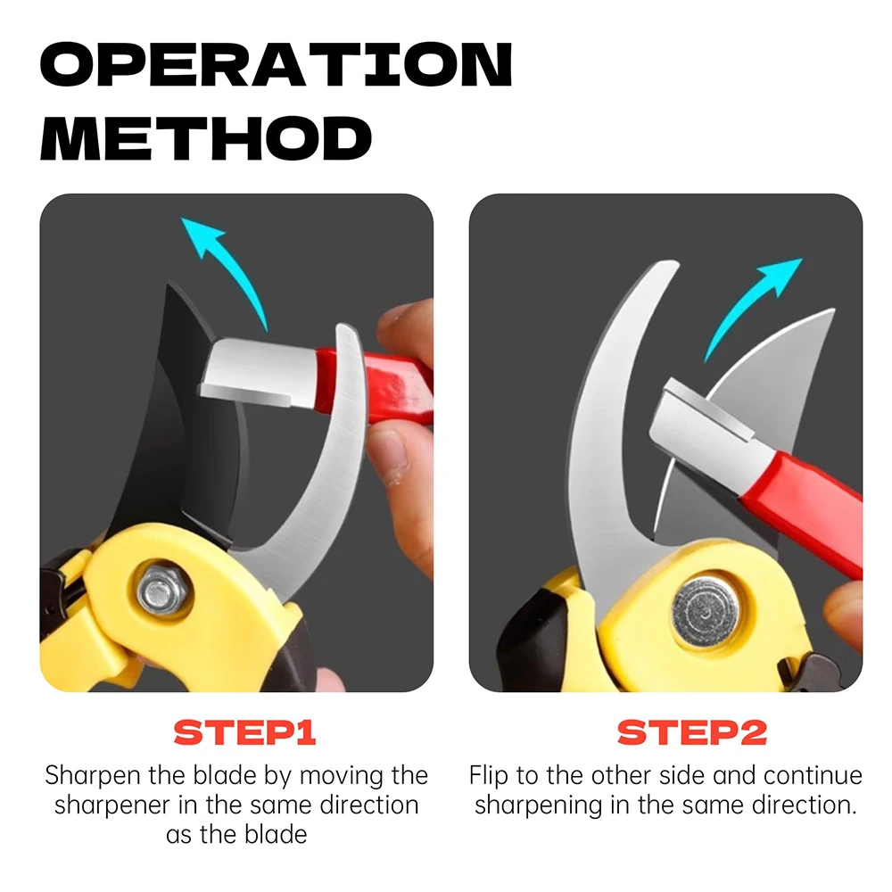 Tungsten Diamond Ceramic Sharpener - Professional Tool for Scissors, Knives & Garden Shears