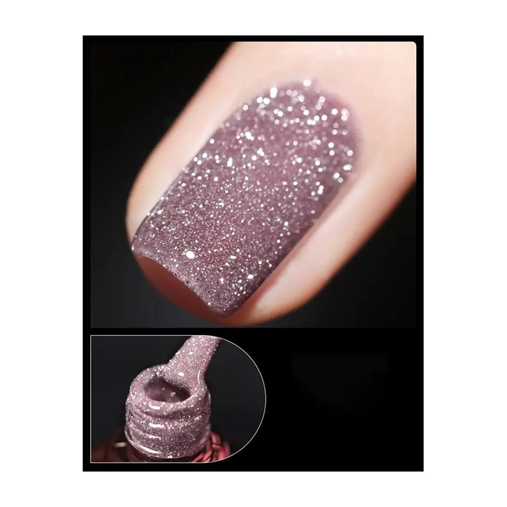 8ml Flash Gel Nail Polish Flash Long-lasting Multiple To Polish Therapy Light Beauty Color UV Nail Gel Soak Remove Design E L0I0