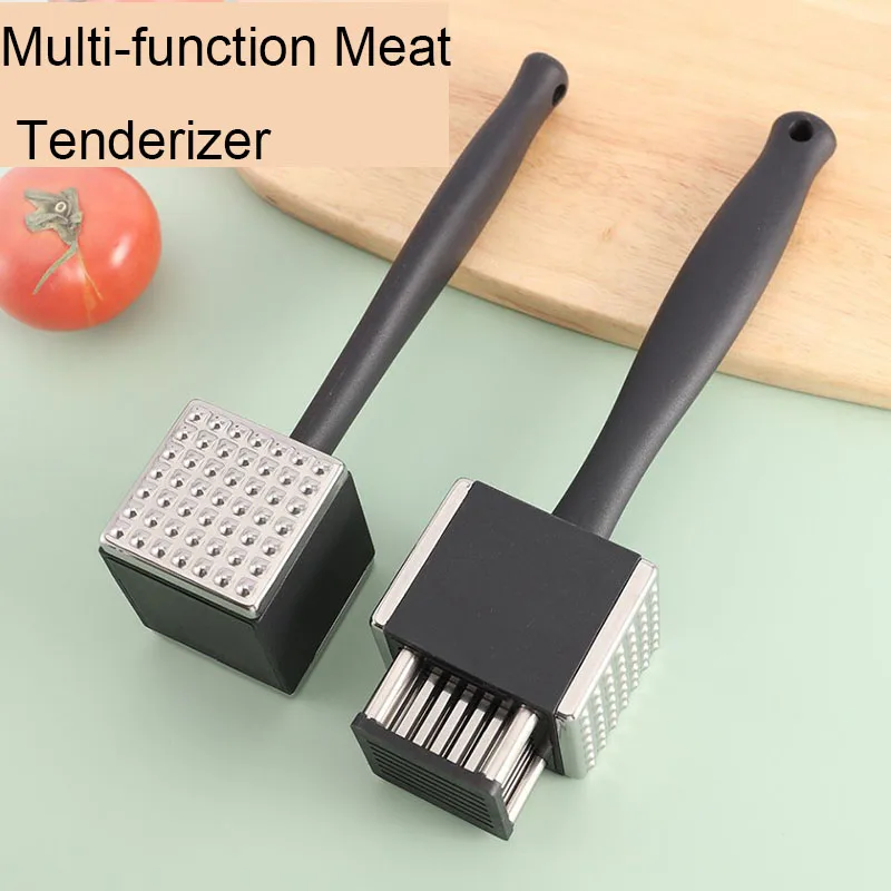 

Beef Meat Tenderizer With Stainless Steel Sharp Needle 2 In 1 Meat Hammer Mallet For Tenderizing Steak Beef BBQ Kitchen Tools