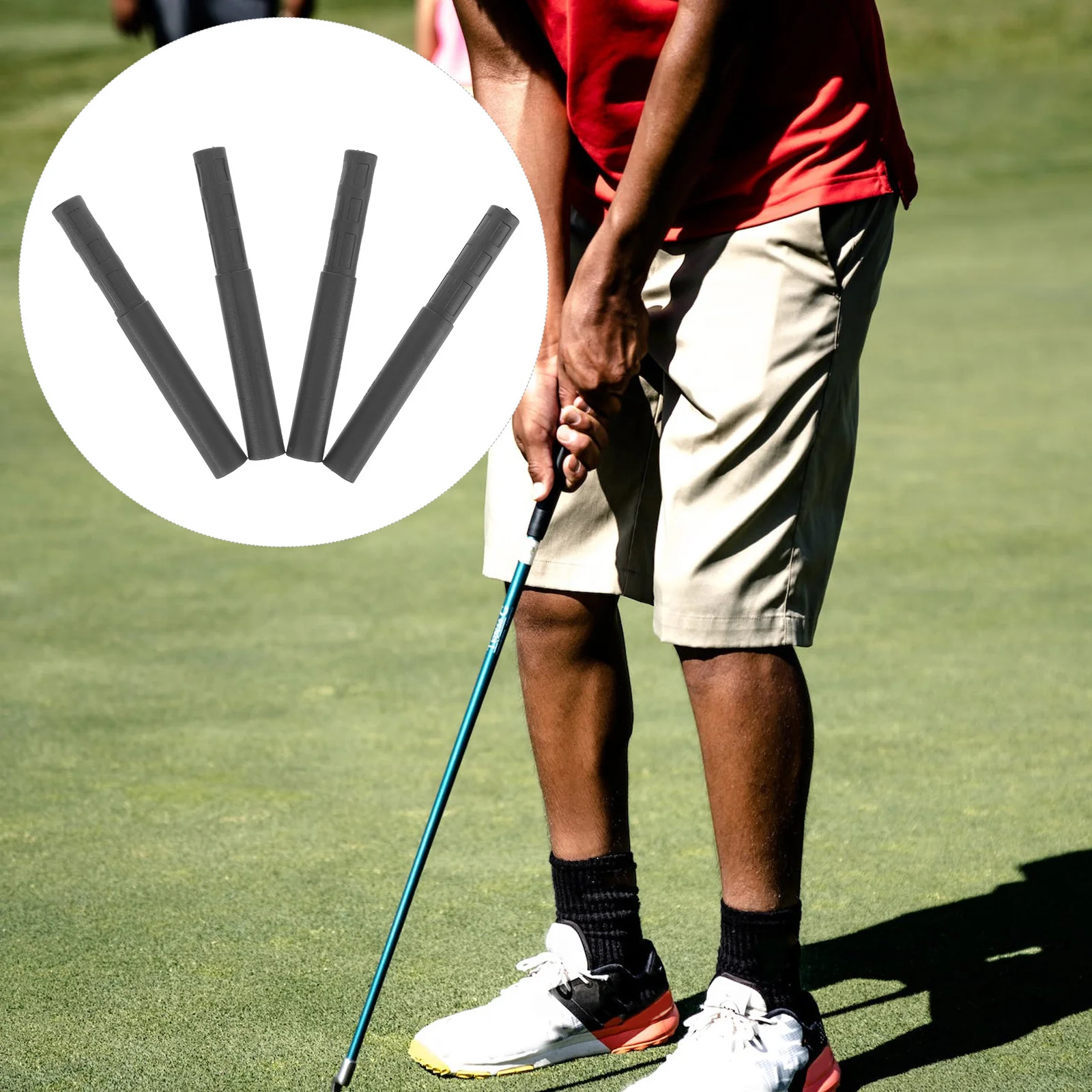 

4 шт., удлинители вала для гольфа из углеродного волокна, простота установки, щедрый внешний вид, длительное использование, удлинитель вала для гольфа