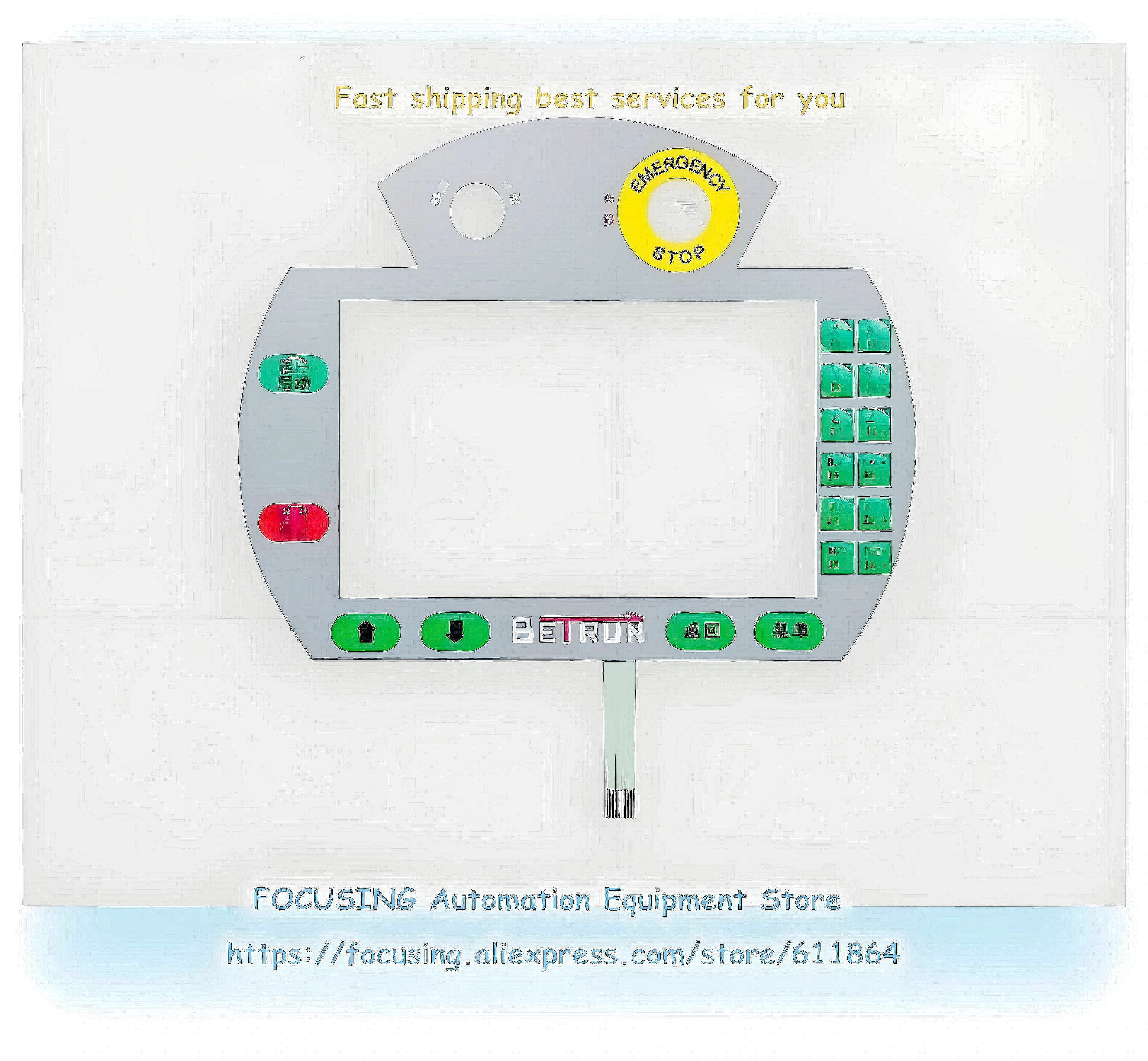 00003436 00009248 New Key Panel For BETRUN-KEYPAD HIGH Qua