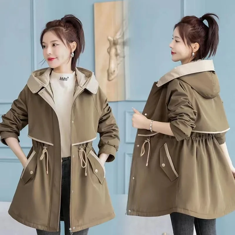 

One Dress Three Wears Overcoming The Long Liner Ms. Middle School Detachable Cotton-padded Jacket 2023 New Winter Cotton-padded