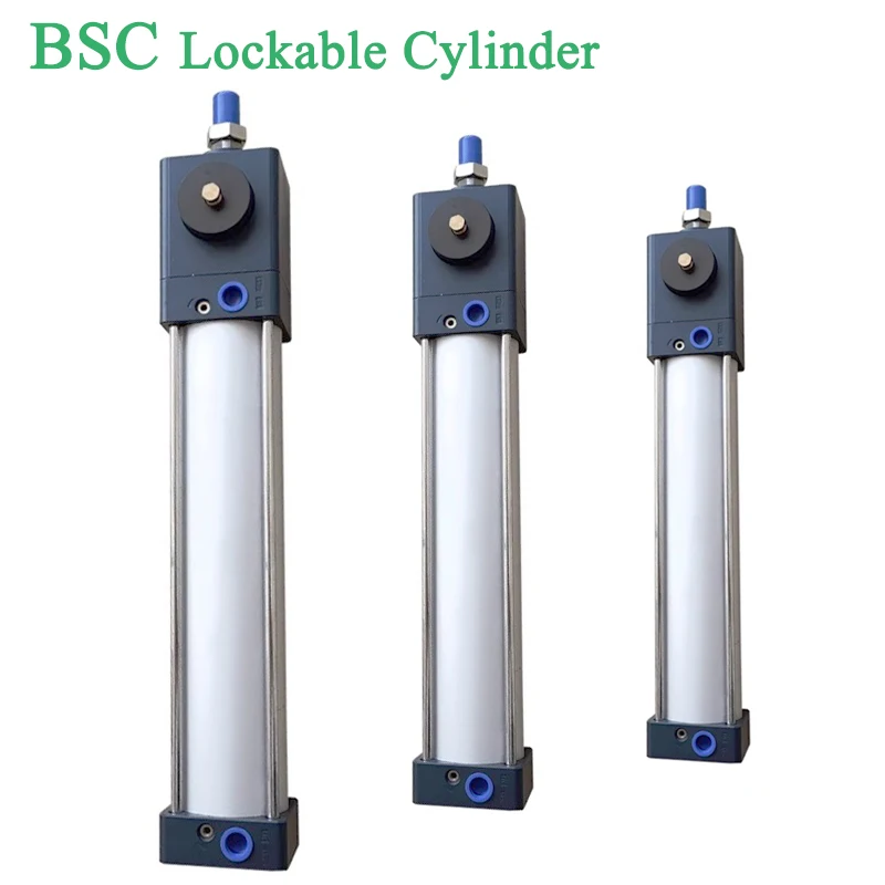 

Самоблокирующийся пневматический цилиндр BSC предотвращает падение любого конца цилиндра с фиксацией BSC Отверстие от 32 40 50 63 80 100 ходов от 25 мм до 1000 мм