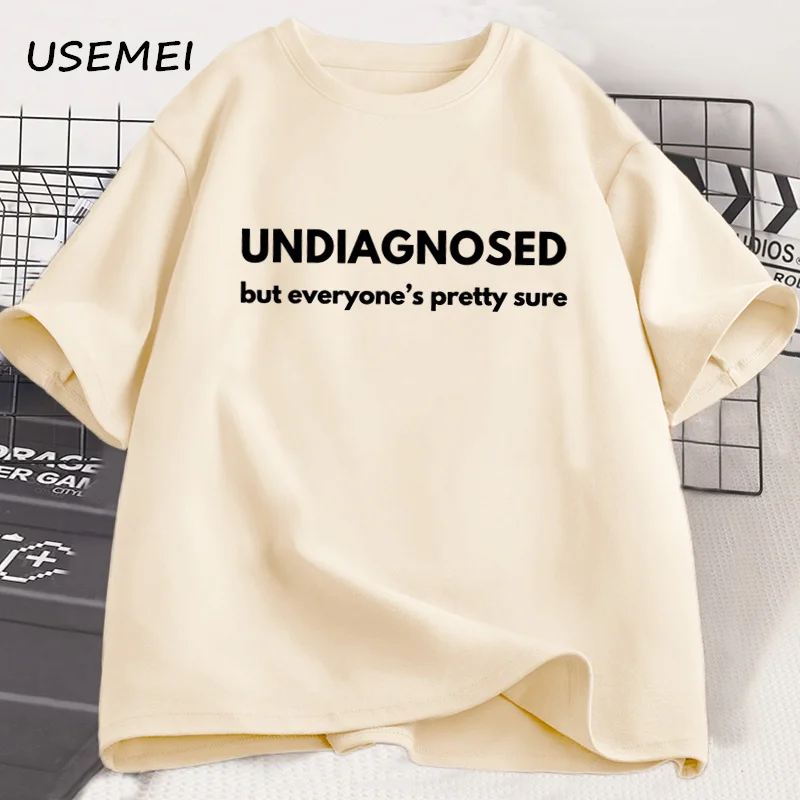 Undiagnosed But Everyone Is Pretty Sure Autism Graphic T Shirt, Funny Weird Sarcastic Quote Touch of The Tism T-Shirt, Rizz Em