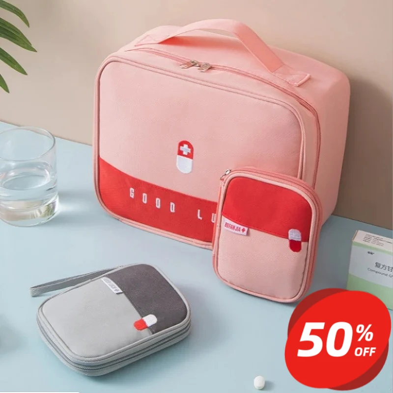 Kit di pronto soccorso Kit di emergenza medica Organizzatore Borsa pro pillole per medicinali domestici all'aperto da soi