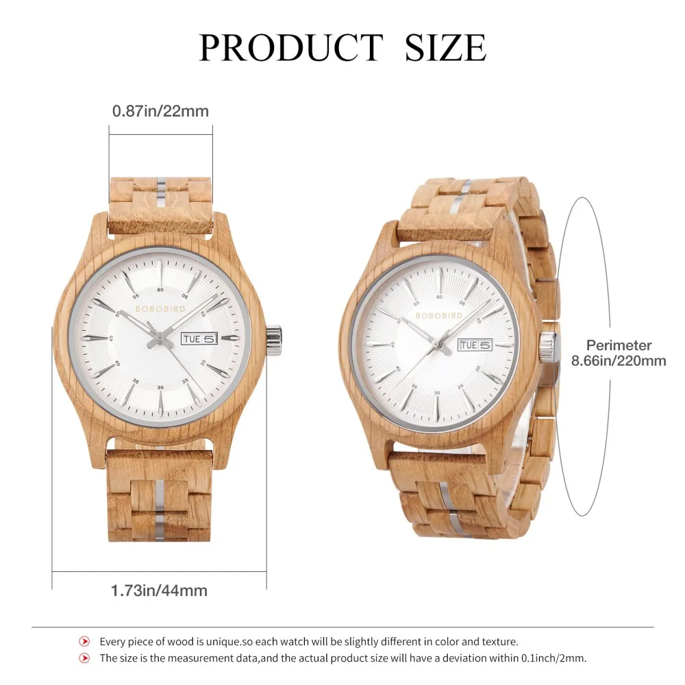 Orologio in legno con logo personalizzato di marca Cronografo alla moda Orologio da polso sportivo al quarzo Orologio BOBO BIRD Orologi in legno di noce per regalo da uomo