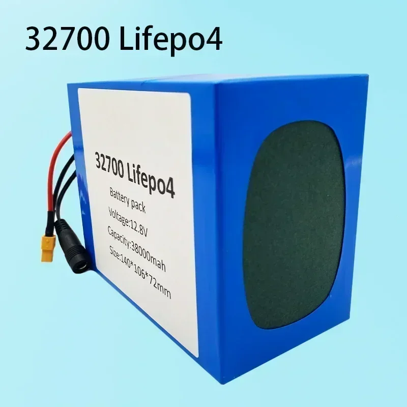 32700 Lifepo4 Battery Pack 4S3P 12.8V 38Ah 4S 40A 100A Balanced BMS for Boat and Uninterrupted Power Supply 12V