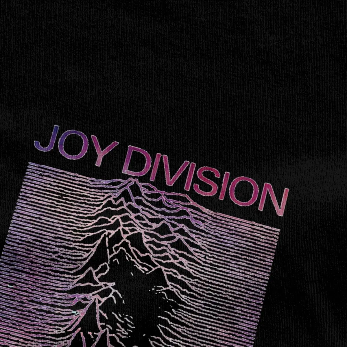 Rock Band Joy Division Unknown Pleasures Shirt Accessories Men Women\'s Cotton Unique Tee Shirt Clothing Gifts