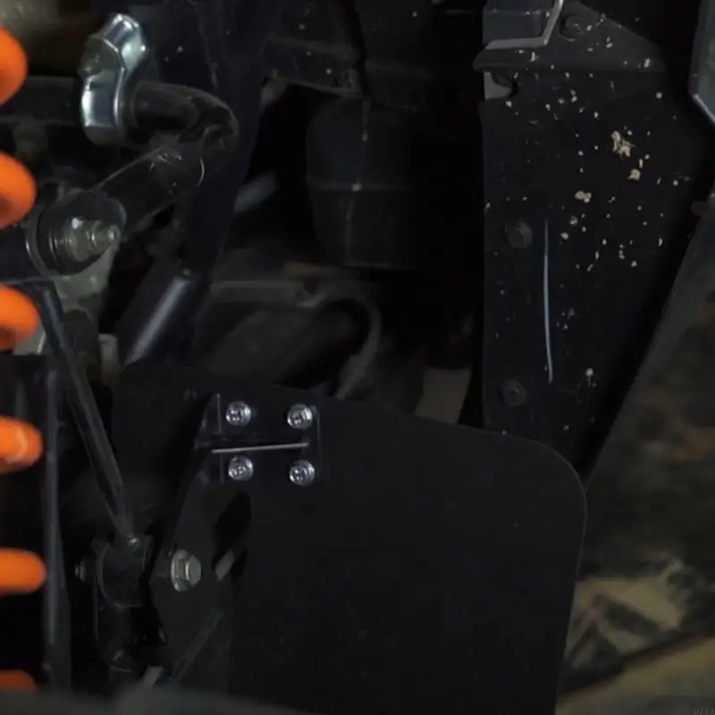 Protective Plastic Rear Arm Cover with Mud Flap Strong Rear Arm Shielding & Mudguard Simple Installation for XP 1000 D7YA