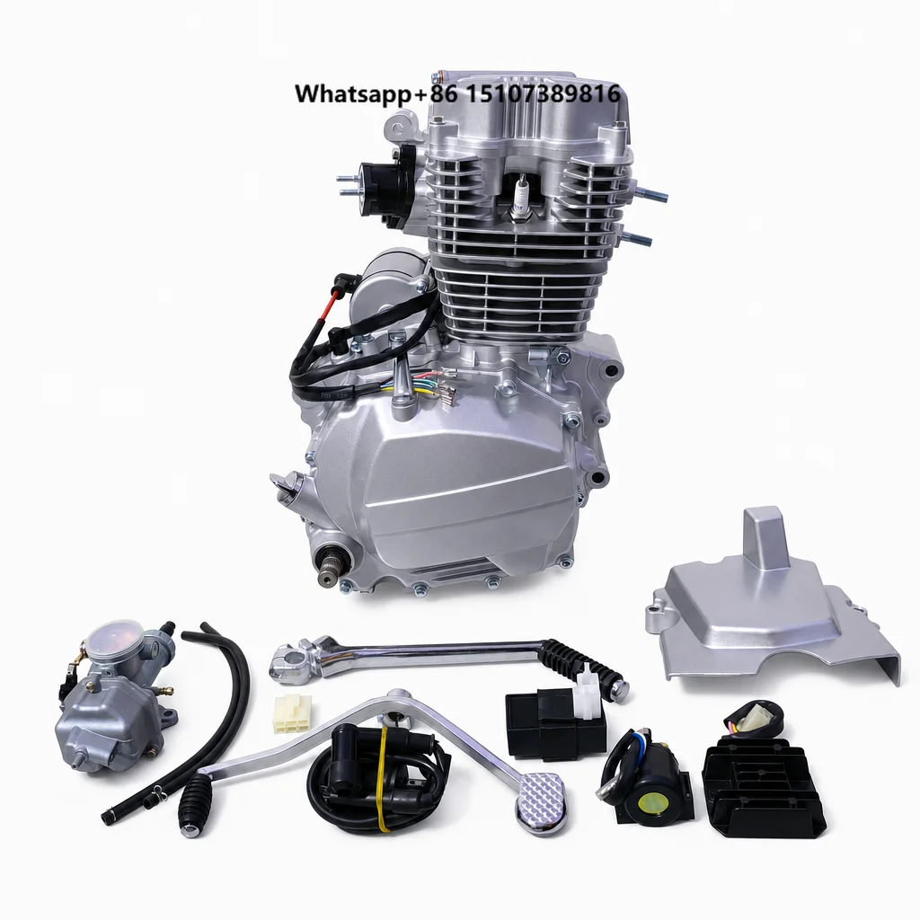 150cc Engine Assembly for CG150  Motorcycle - 4-Stroke  Air-Cooled for Motorcycles and Tricycles