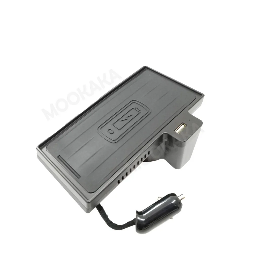 MOOKAKA Car Wireless Charger For BMW X5 X6 2007 2008 - 2018 Quick Charge For Iphone Huawei P30 Pro Infrared Sensor Phone Holder