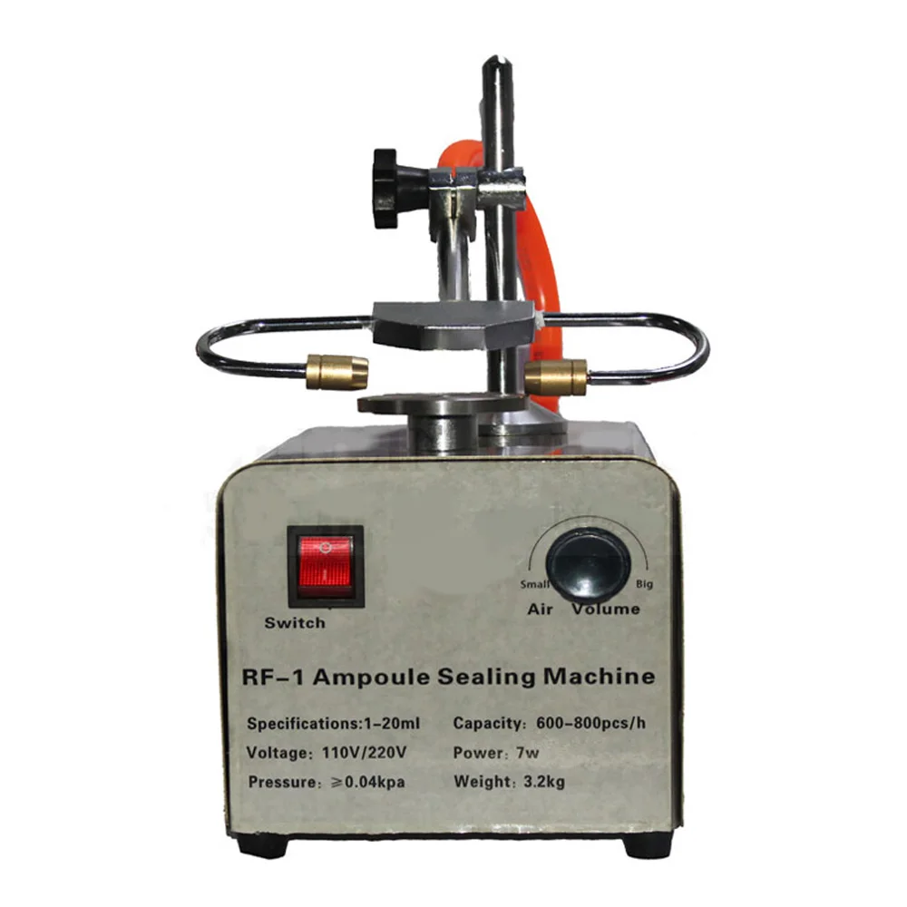 Imagem -06 - Máquina de Desenho do Fio de Vidro Máquina da Selagem da Fusão da Ampola Garrafa da Chama do Oxigênio Rf1 220v 110v
