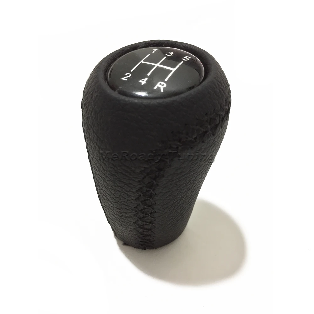 PU Leather 5 Speed Gear Shift Knob Handle Shifter for MAZDA 3 BK BL 5 CR CW 6 II GH CX-7 ER MX-5 NC III Manual Car Accessories