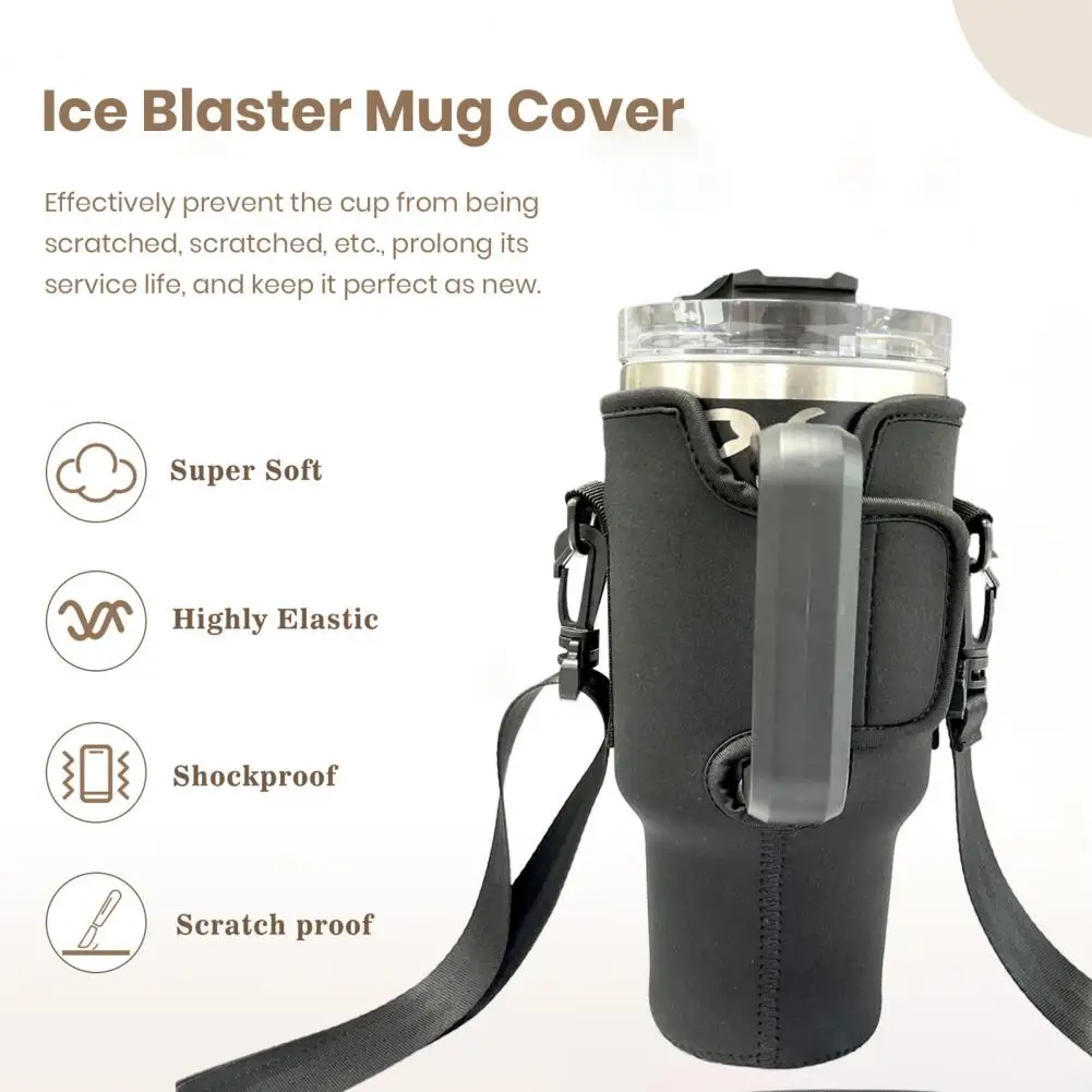 

Cup Carrier Tumbler Carrying Bag Versatile 40oz Tumbler Accessories Handle Carrier Adjustable Shoulder Strap Storage for Travel