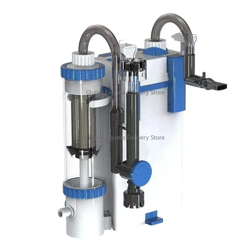 

3 in 1 Hanging on Back External Aquarium Filter Biological Koi Tank Filter Fish Waste Collector Generation Wave