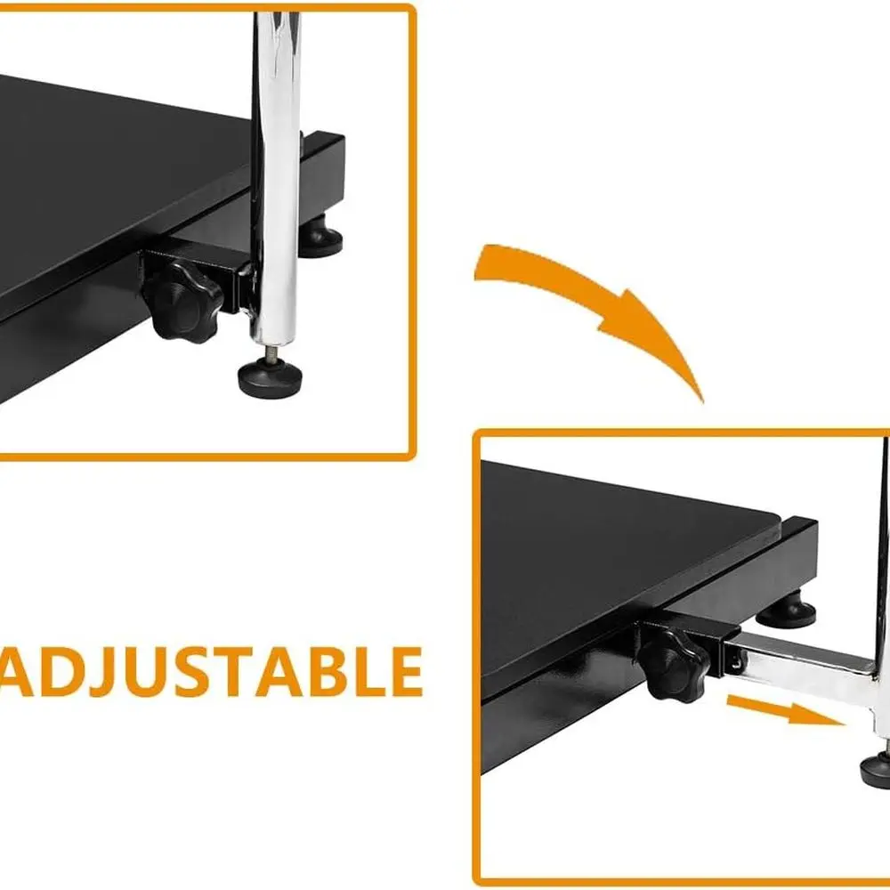 Pedicure Chair, Pedicure Station Unit with Hydraulic Seat & Foot Rest, Foot Spa Massage Station Nail Tech Furniture, Perfect for