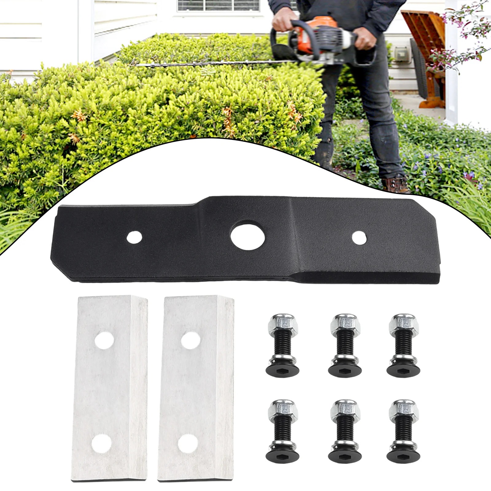 Multipurpose Blade Kit Designed for Troy-Bilt Shredders and Chippers 742-04050 742-0544 with All Necessary Fasteners