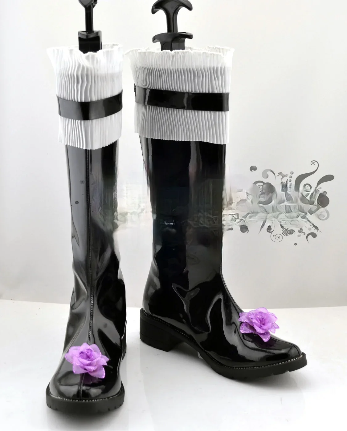 

Rozen Maiden Mercury Lamp Sui gin tou Mercury Lampe Anime Characters Shoe Cosplay Shoes Boots Party Costume Prop