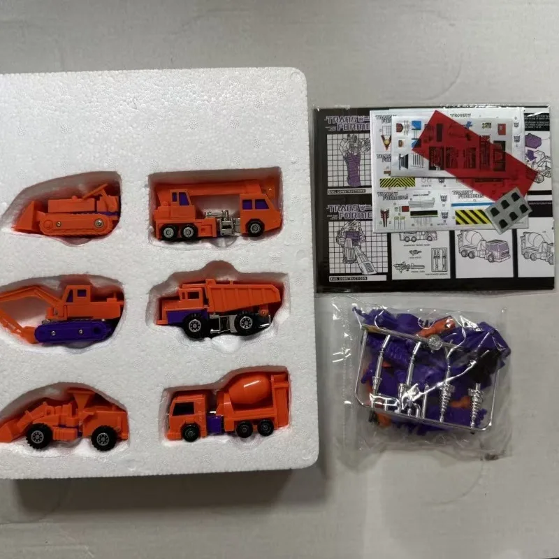 In Stock Transformers Toys US Version G1 84-86 KO Devastator Orange Color Model Robot Collection Action Figure Toy Gift Hobby - view 3