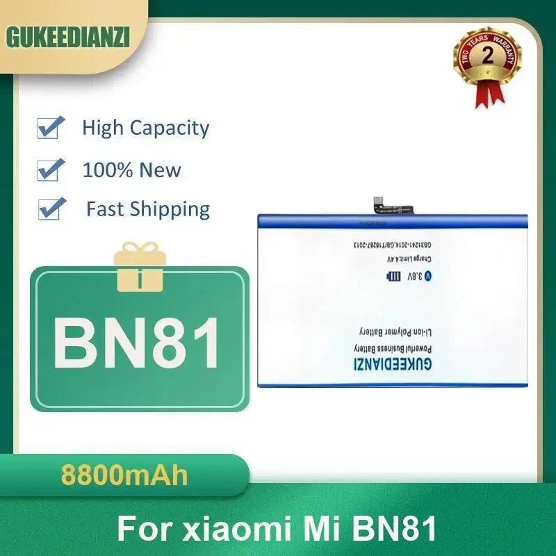 بطارية لجهاز Xiaomi Mi Air 13.3 "12.5" Series اللوحي روبي 15.6 بوصة TM1703 R13B01W R13B02W R10B01W N15B02W N15B01W G15B01W BN81 #5