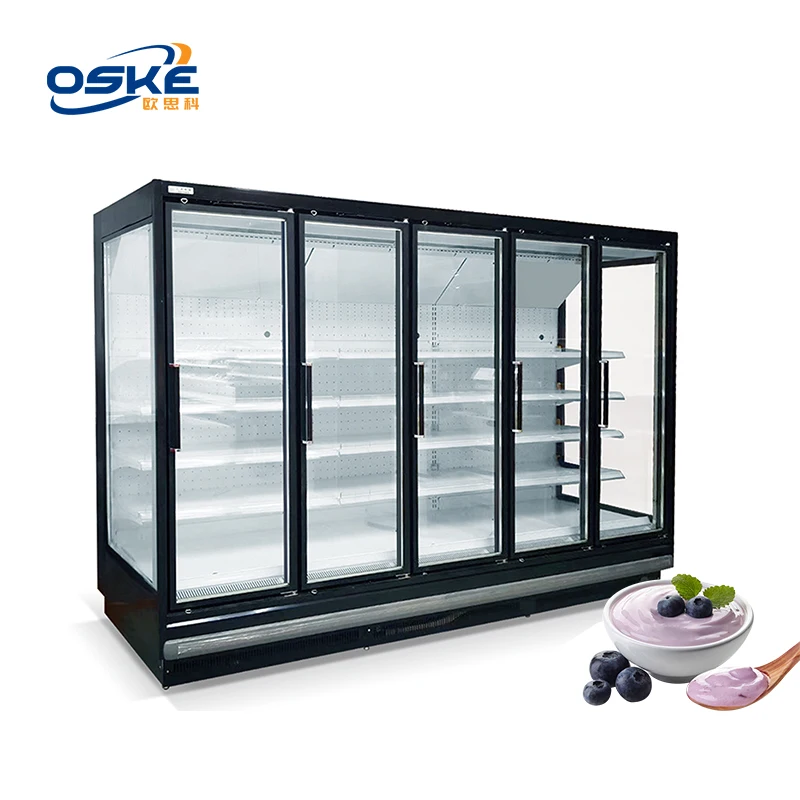 

Food Fresh-keeping Cabinet Supermarket Beverage Refrigerator Refrigerator Convenience Store Spicy Hot Pot Display Cabinet