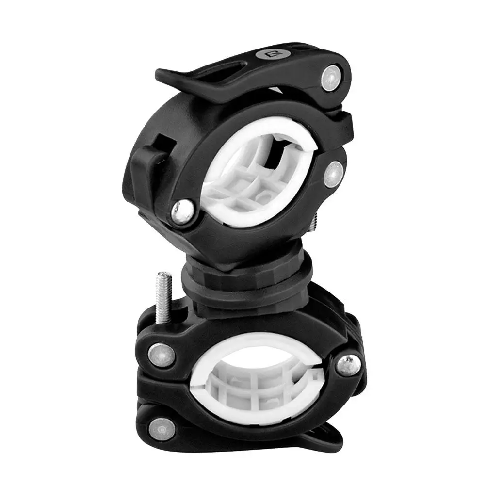 

Bike Flashlight 360 Degree Adjustable Rubber Handlebar Brackets Flashlight Holder Holder Bike Light Bracket