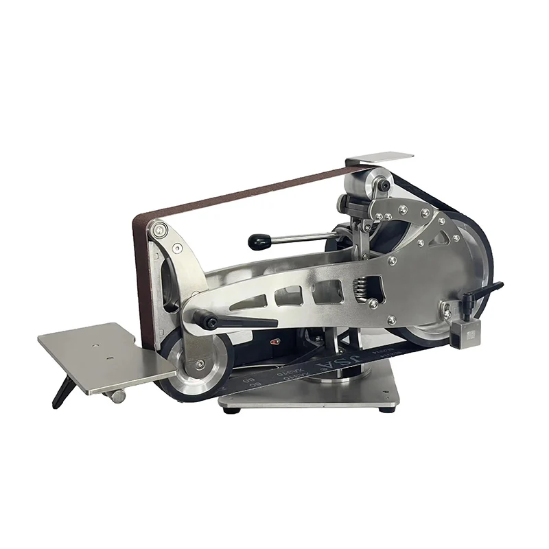 Picture 3: ADV Multi-use 2*56/2*48 Industrial Belt Sander 1.5kw Grinding Machine Vertical Horizontal Belt Sander