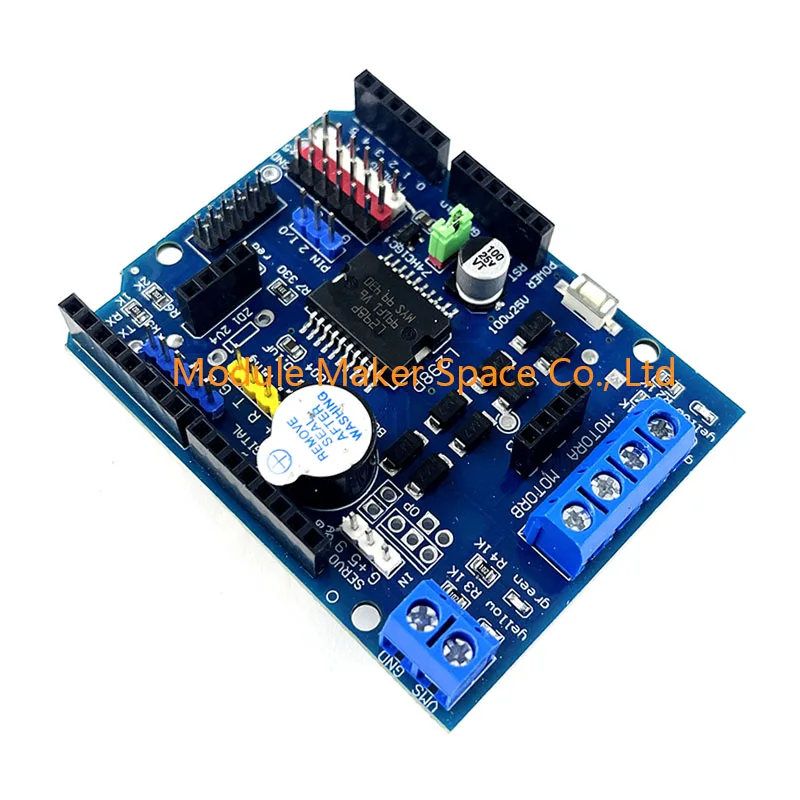 L298P DC Motor Drive Board Module L298P DC Motor Drive Shield Board Module 2A Dual H-Bridge 2 Way for Arduino UNO R3