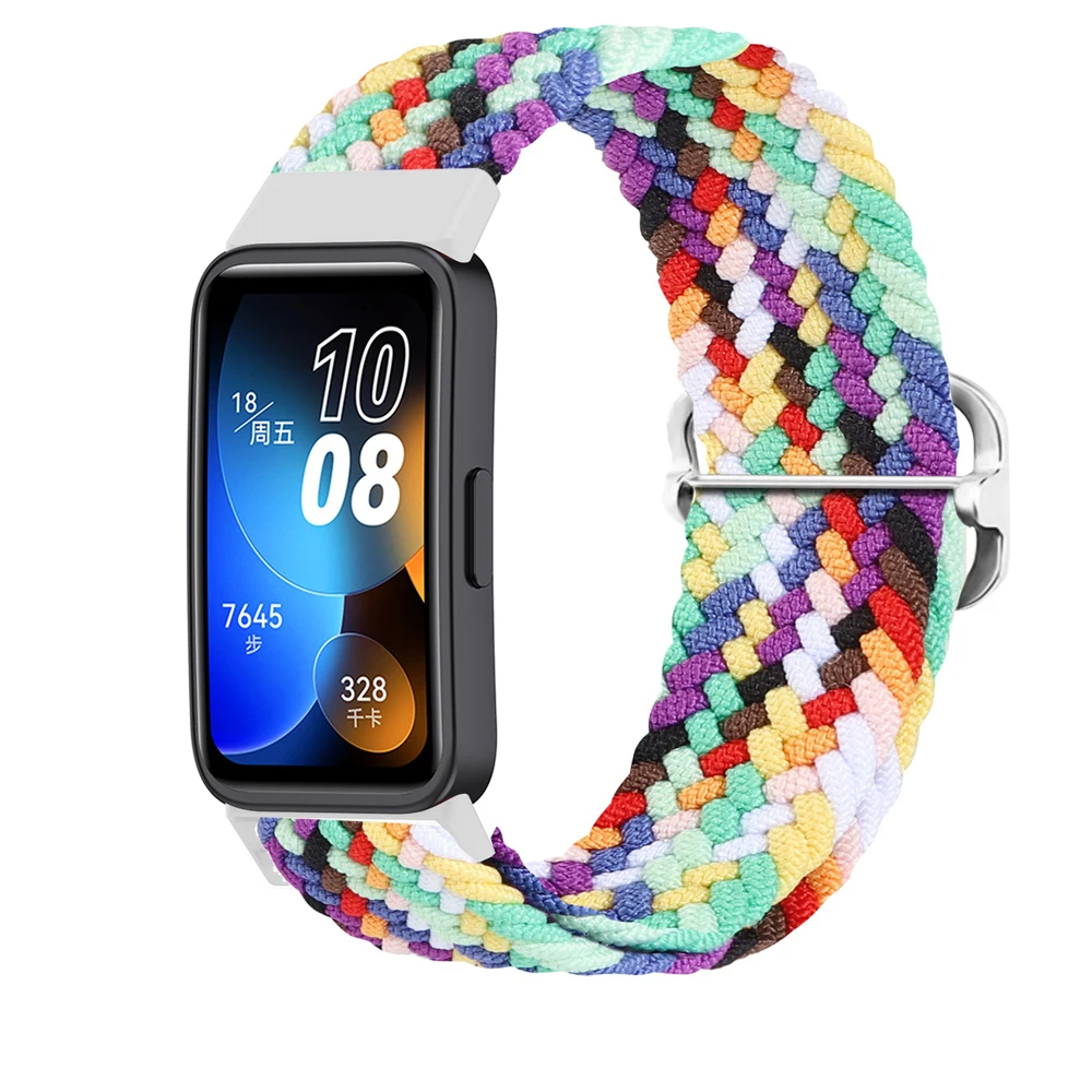 Adjustable Braided Band for Huawei Band 8 Strap for Huawei Band8 Straps Bracelet for Huawei Band 9 Nylon Correa for Huawei band9