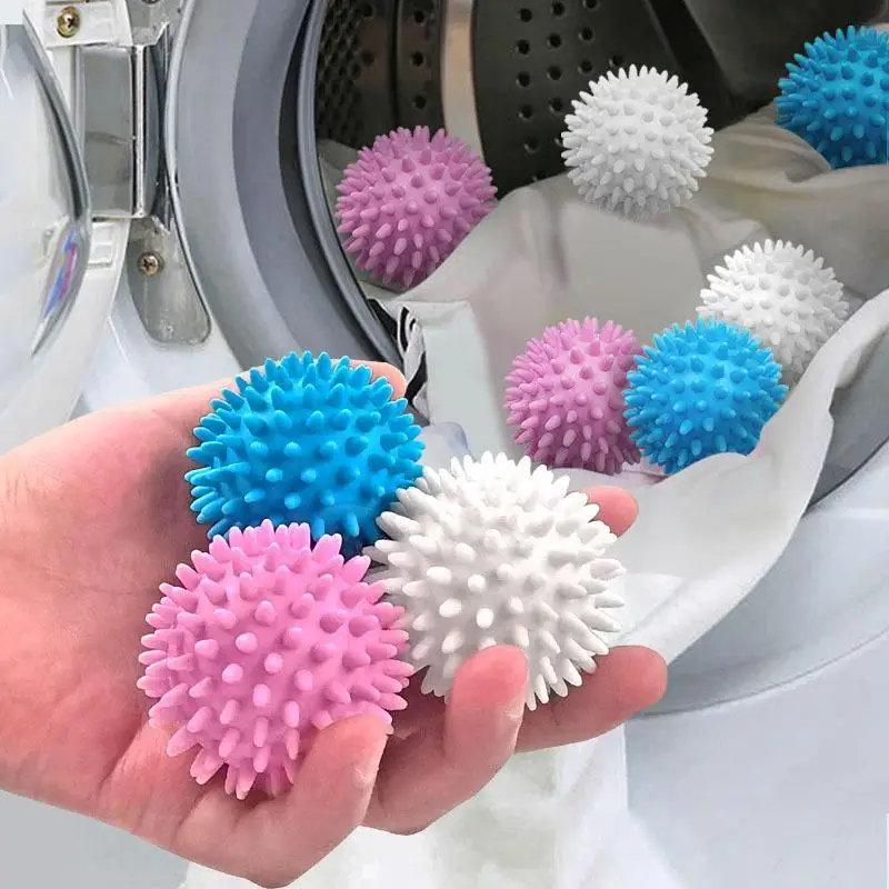 10Pcs Reusable Silicone Laundry Balls With Spiky Design Convenient Anti Tangling For Home Washing Machine Use Laundry Cleaning