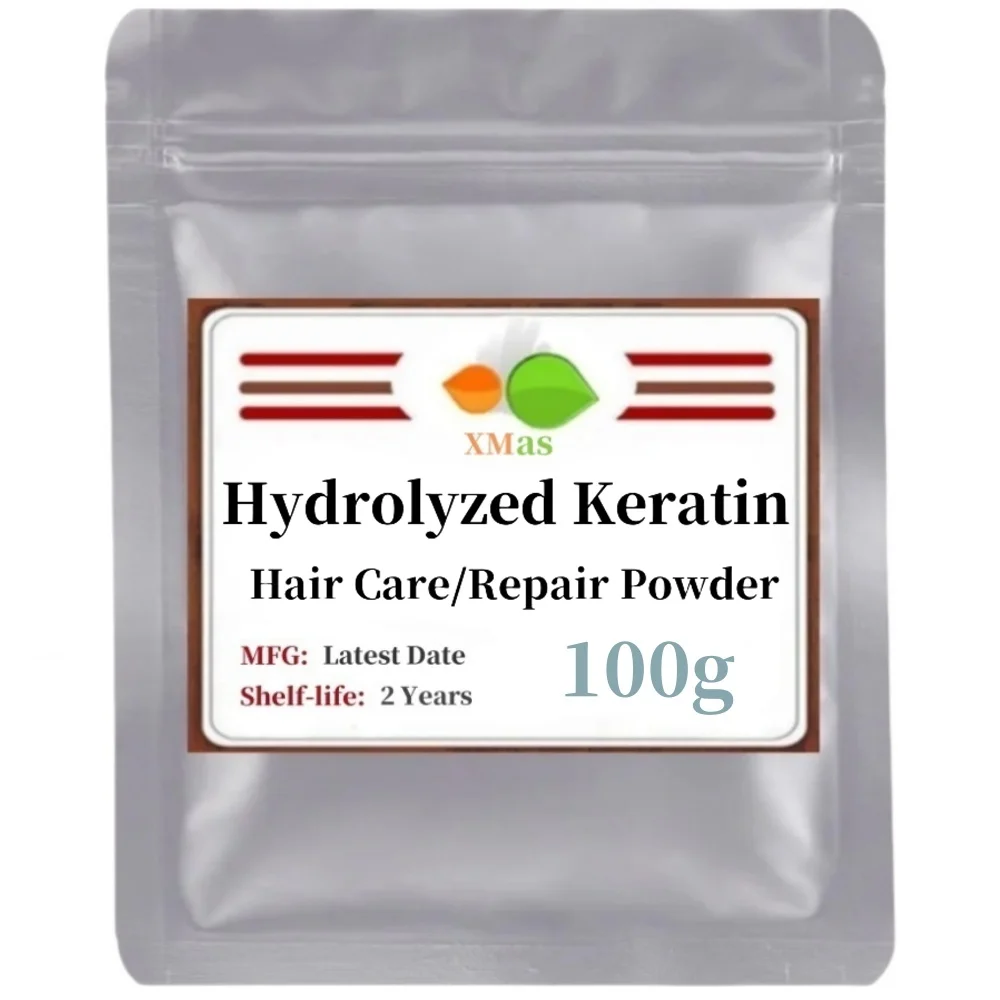 Free Shipping High Quality Hair Treatment Hydrolyzed Keratin Powder