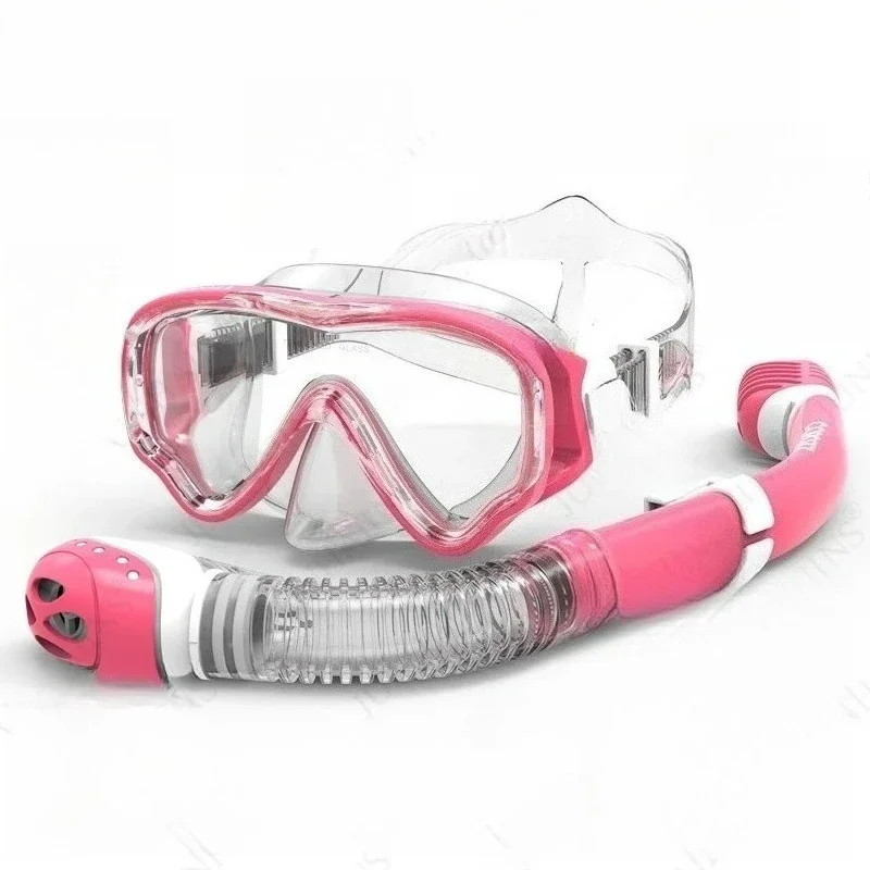 Children's diving goggles waterproof flat light floating diving mask high definition anti-fog snorkeling mask parent-child produ