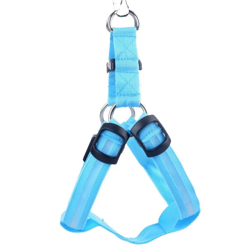 

LED luminous dog chest strap, medium and large dog luminous pet leash