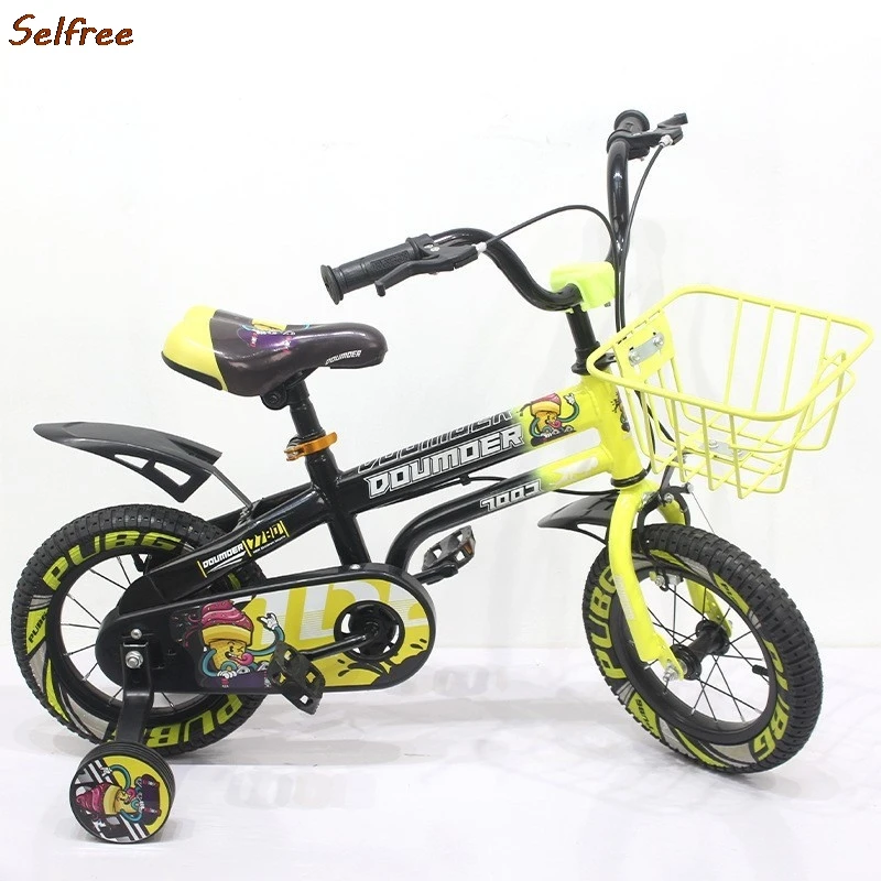 Children's mountain bike up and down the school ride auxiliary wheel middle child bike 12 inch 14 inch 16 inch bicycle