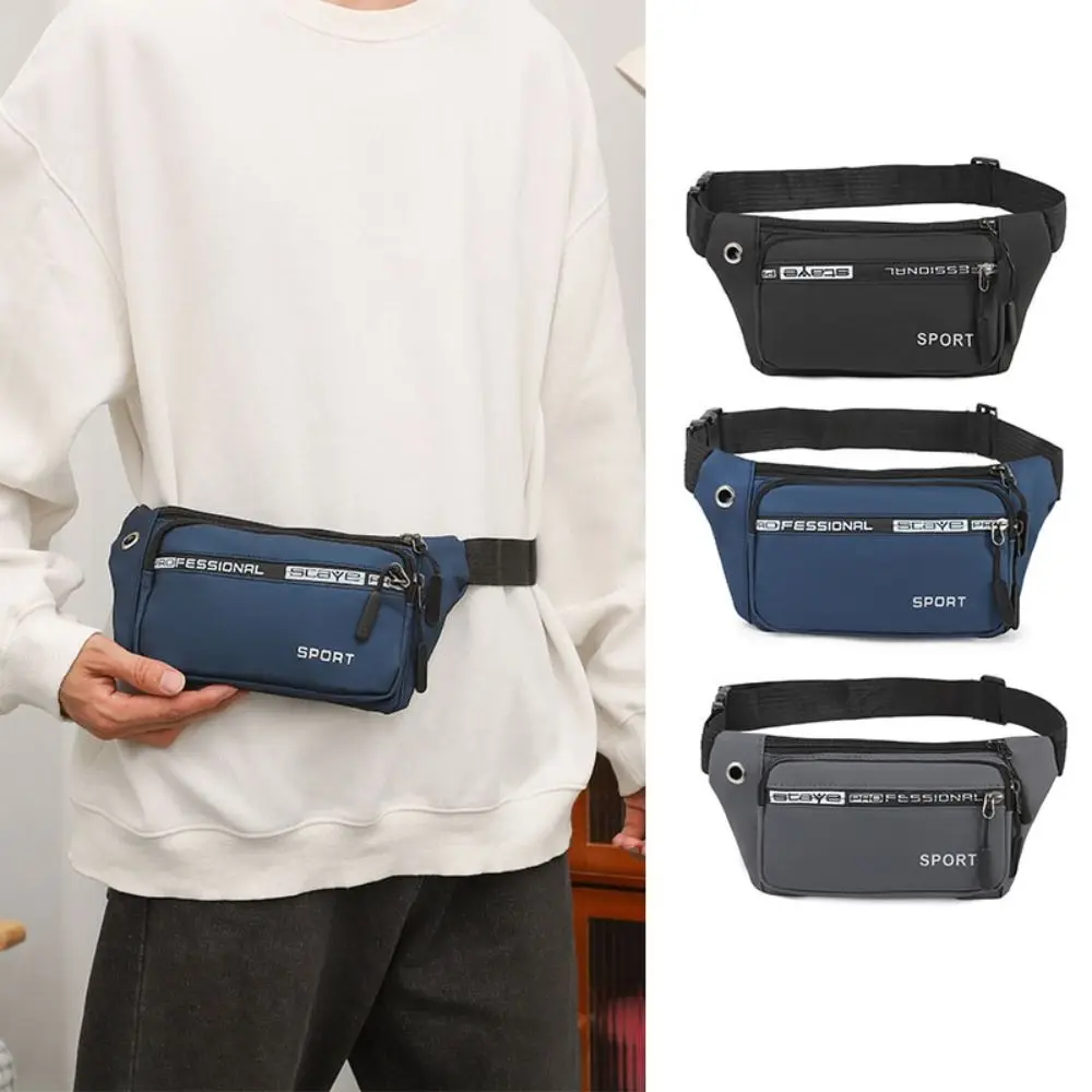 Walking Oxford Running Waist Bag Multiple Pockets Large Capacity Phone Bag Business Wallets Chest Bag Men Women