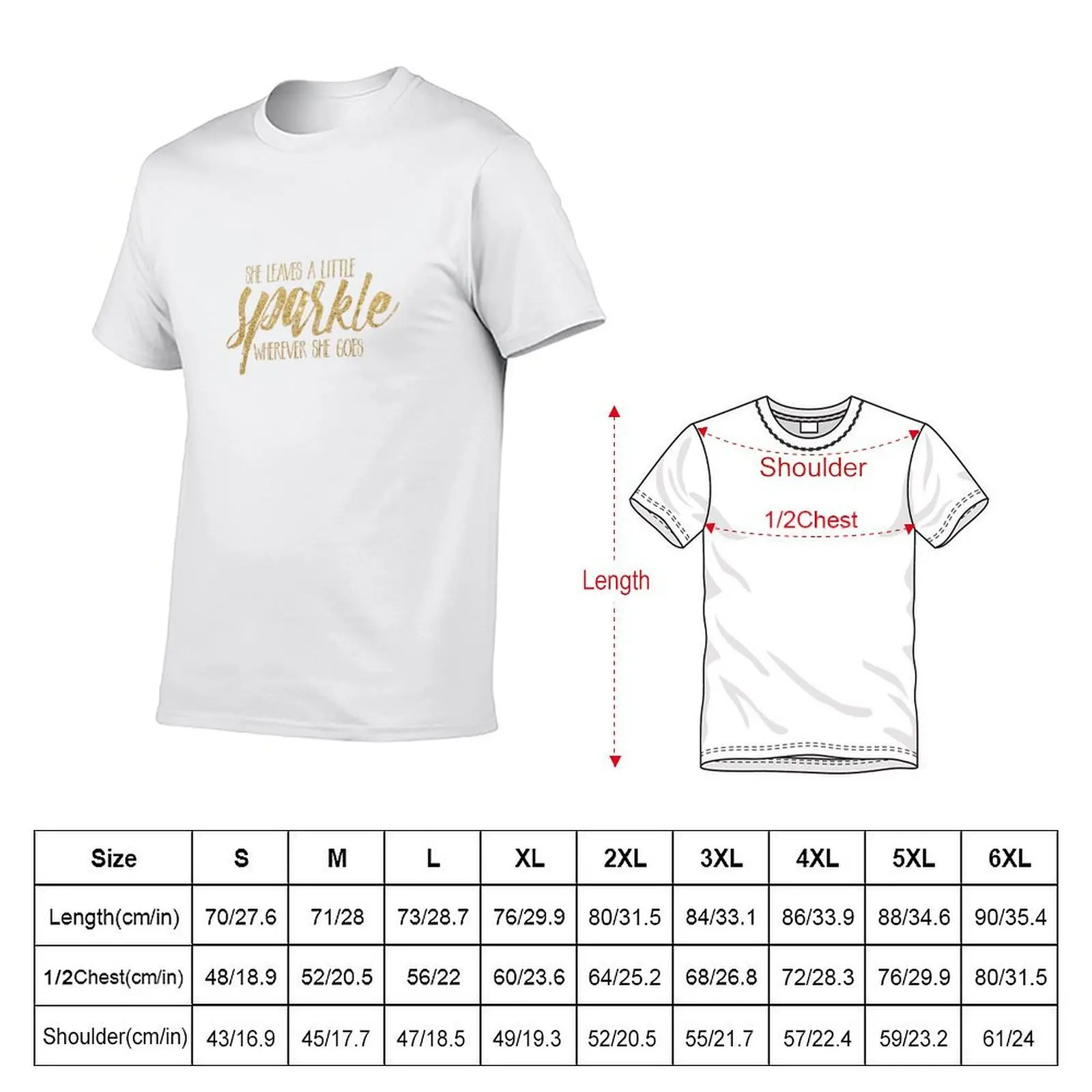 She Leaves A Little Sparkle Wherever She Goes T-Shirt gifts for boyfriend cute clothes mens vintage t shirts