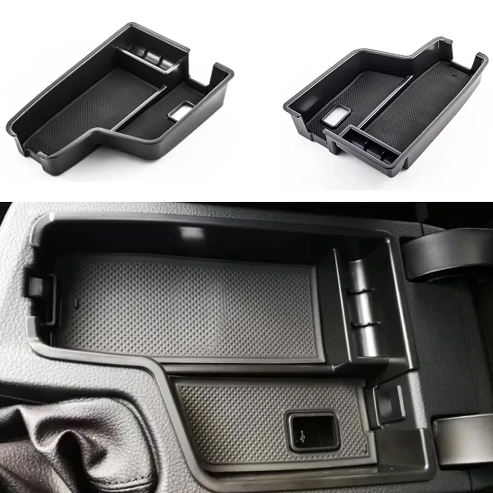 Für BMW 3er Serie F30 F31 F34 F35 2013-2016 Mittelkonsolen-Organizer-Ablage Auto-Zubehör ABS Auto-Armlehnen-Aufbewahrungsbox