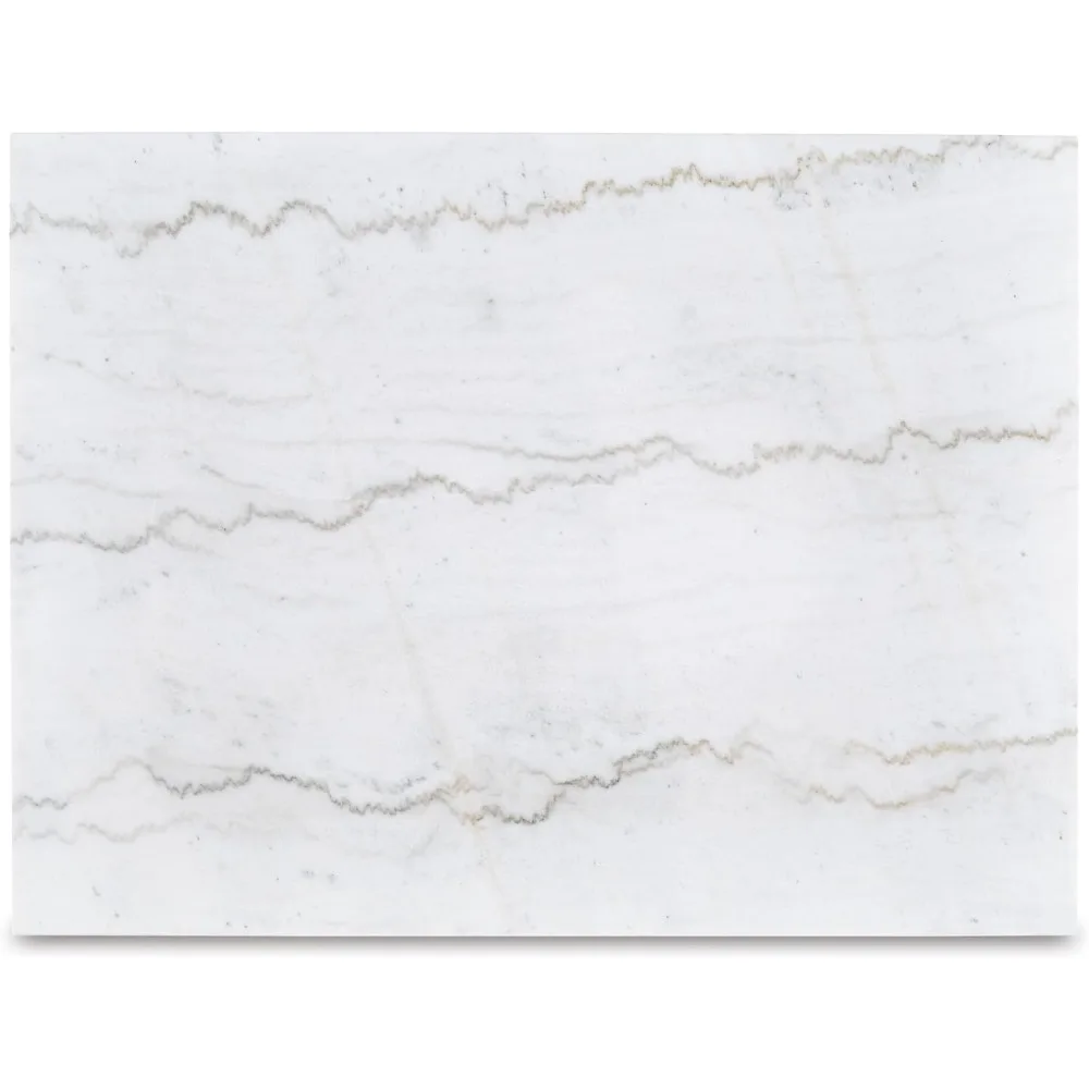 Lässiger Cocktailtisch mit Naturmarmorplatte, Weiß und Hellgrau