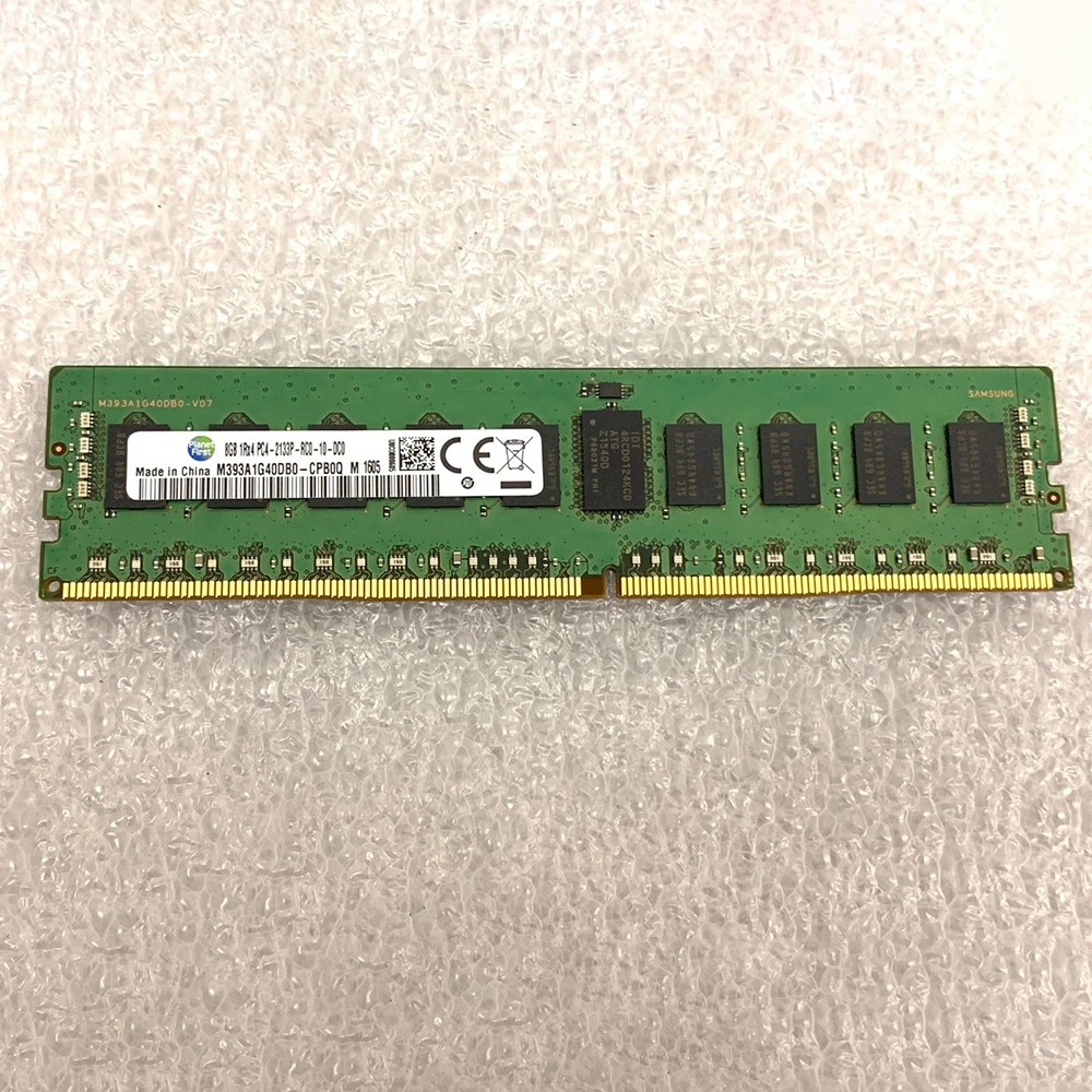 

1Pcs For Samsung RAM 8GB 1RX4 PC4-2133P-R 2133 DDR4 Server Memory M393A1G40DB0-CPB0Q