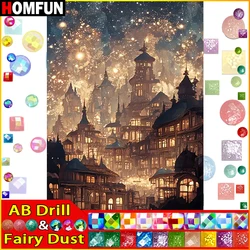 HOMFUN Fairy Dust AB Full Diamond Embroidery 