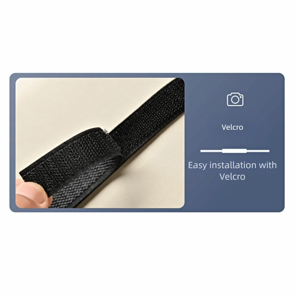 Portable Center Console Armrest Cushion PU Leather Multifunctional Armrest Pad Height Increasing with Cup Holder Tissue Box