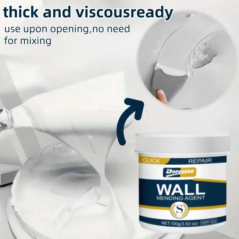100g/300g/500g Quick Dry Wall Repair Paste,  DIY Mending Kit