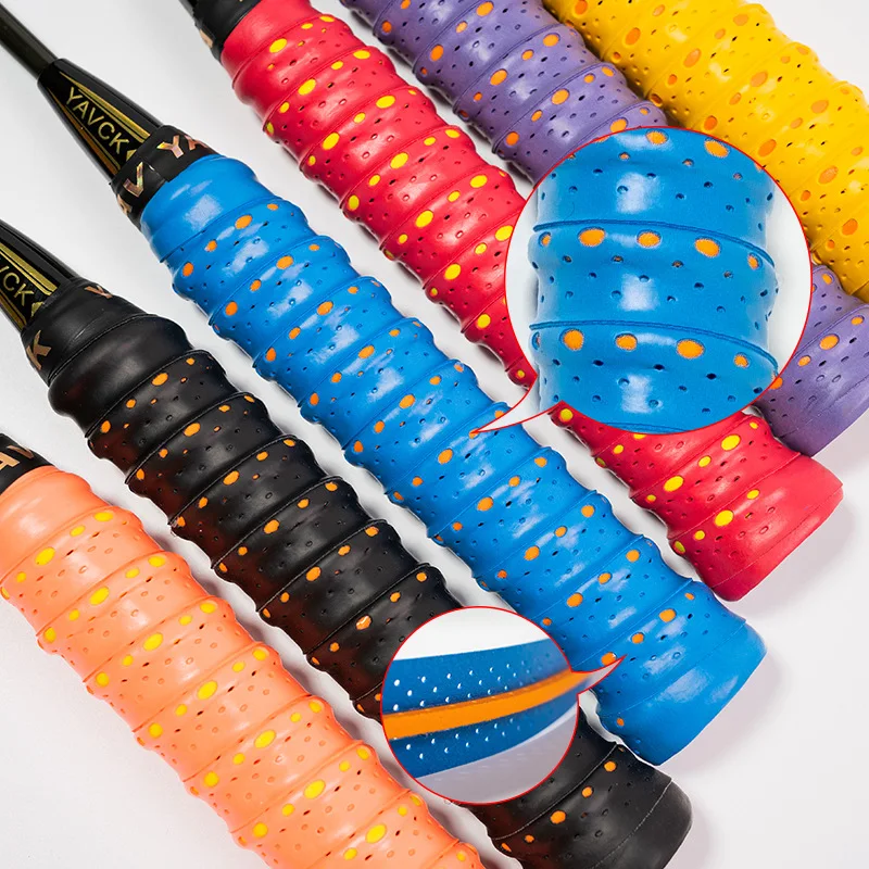Sports Breathable Racket Handle Overgrip Badminton Non-slip Pickleball Tennis Grip Tape Golf Club Fishing Rod Anti Sweatband