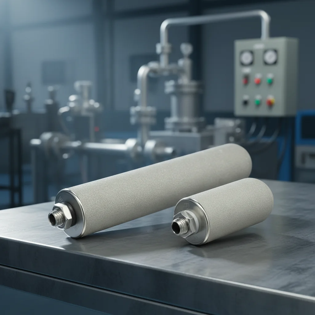 

Сверхпрочный 20-дюймовый титановый порошковый спеченный фильтрующий картридж для паровой фильтрации