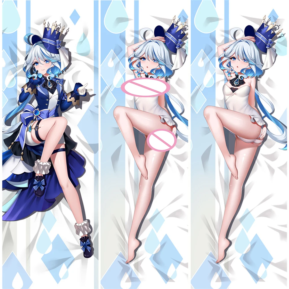 

Dakimakura Furina (Genshin Impact) Himejima anime body hugging pillowcase with long pillows around the perimeter