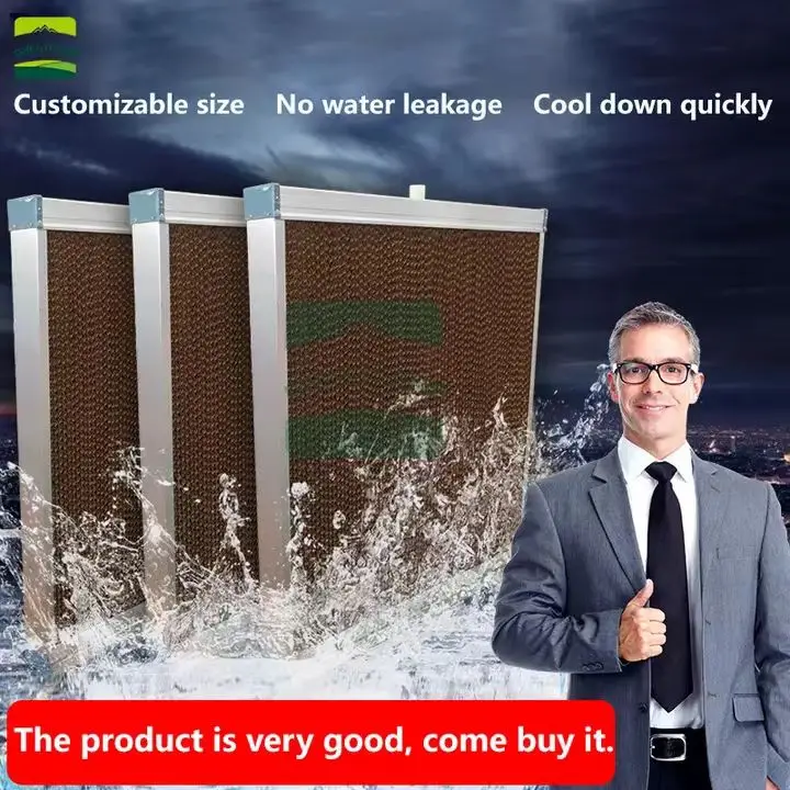 Factory Priced Wet Paper Curtains for Animal Farms New Environment Control System Animal Husbandry Equipment on Sale