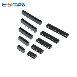 20pcs 2.54mm SMD Stackable 1x2/3/4/5P 6P 7P 8P 10P 20P-40P Short Low Profile PH3.5 Single Row Rohs SMT Female Header Connector